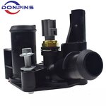 Engine Coolant Water Outlet Housing Manufacturer - DONPINS 7M5G8K556AC BE8Z8K556A 1098780 1306056 for 2011-17 Ford Fiesta 1.6l-l4