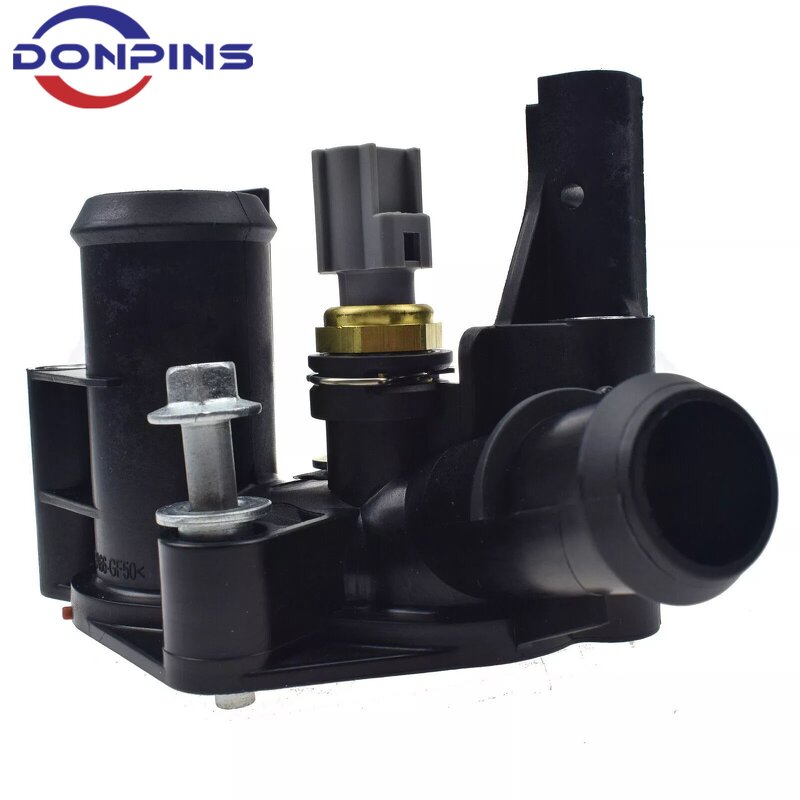 Engine Coolant Water Outlet Housing Manufacturer - DONPINS 7M5G8K556AC BE8Z8K556A 1098780 1306056 for 2011-17 Ford Fiesta 1.6l-l4