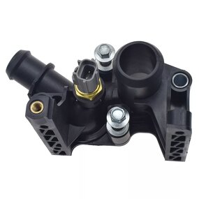 Engine Thermostat Manufacturer - DONPINS New for 2011-17 Ford Fiesta Coolant Water Outlet Housing 7M5G8K556AC BE8Z8K556A