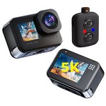 Action Camera Manufacturer - 5K 30FPS Touch Waterproof Dual Colorful Screen 4K with WIFI EIS Remote Control Zoom