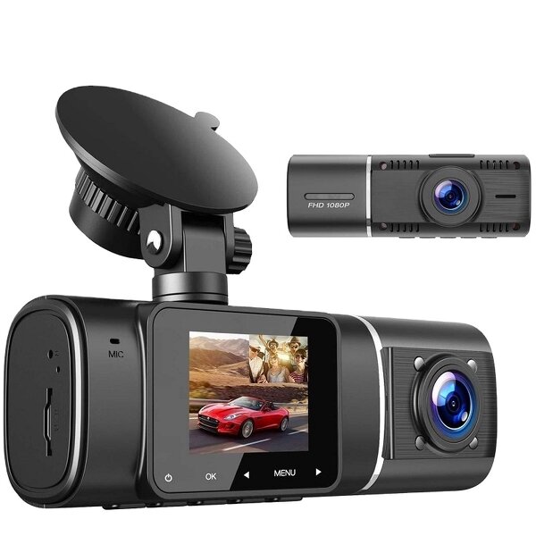 Dash Cam Manufacturer - 1.5 Inch Screen 1080P Dual Lens Interior Camera Recorder 24H Parking Monitor Car Black Box