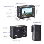 Action Camera Manufacturer - Best Selling Wifi 4k Full HD1080P 30M Underwater Sports OEM Water Proof ODM