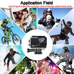 Action Camera Manufacturer - 4K 60fps WiFi Waterproof Underwater Video Recording Sport 2.0 Inch Touch Screen Outdoor