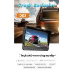Truck DVR Monitor Manufacturer - 7 Inch 1280x720 High Definition AHD Night Vision Reverse Backup Recorder for Bus Car