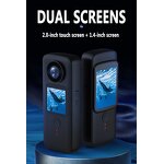 Action Camera Manufacturer - 4K WiFi Anti-shake Sport Dual Screen 30m Waterproof Touch for Travel Video Diving Bodycam