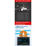 Car Rear View DVR Kit Manufacturer - 10 Inch AHD IPS 5CH Five Split Monitor + 5x AHD 1080P 4Pin IR Reverse Parking for RV Bus Truck