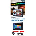 Car Rear View DVR Kit Manufacturer - 10 Inch AHD IPS 5CH Five Split Monitor + 5x AHD 1080P 4Pin IR Reverse Parking for RV Bus Truck