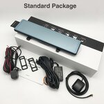 Car DVR Mirror Camera Manufacturer - 4K Rear View GPS WiFi Rear Camera Dash Cam Video Registrar Parking Monitor Radar Speed Warning