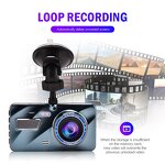 Car DVR Dash Camera Manufacturer - Wholesale Cheap GT700 Rear View Dual Lens 1080P 3.6 Inch 4inch Full HD Cycle Recording