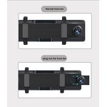 Car DVR Mirror Camera Manufacturer - 4K Rear View GPS WiFi Rear Camera Dash Cam Video Registrar Parking Monitor Radar Speed Warning