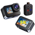 Action Camera Manufacturer - 5K 30FPS Touch Waterproof Dual Colorful Screen 4K with WIFI EIS Remote Control Zoom