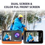 Action Camera Manufacturer - 4K 60fps WiFi Waterproof Underwater Video Recording Sport 2.0 Inch Touch Screen Outdoor