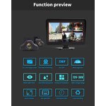 Car Rear View DVR Kit Manufacturer - 10 Inch AHD IPS 5CH Five Split Monitor + 5x AHD 720P 4Pin IR Reverse Parking for RV Bus Truck