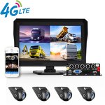 Mobile Vehicle CCTV DVR Manufacturer - Factory Direct Sales 10.1 Inch Screen 1080P 4G GPS Wifi 4Ch Car Truck Black Box