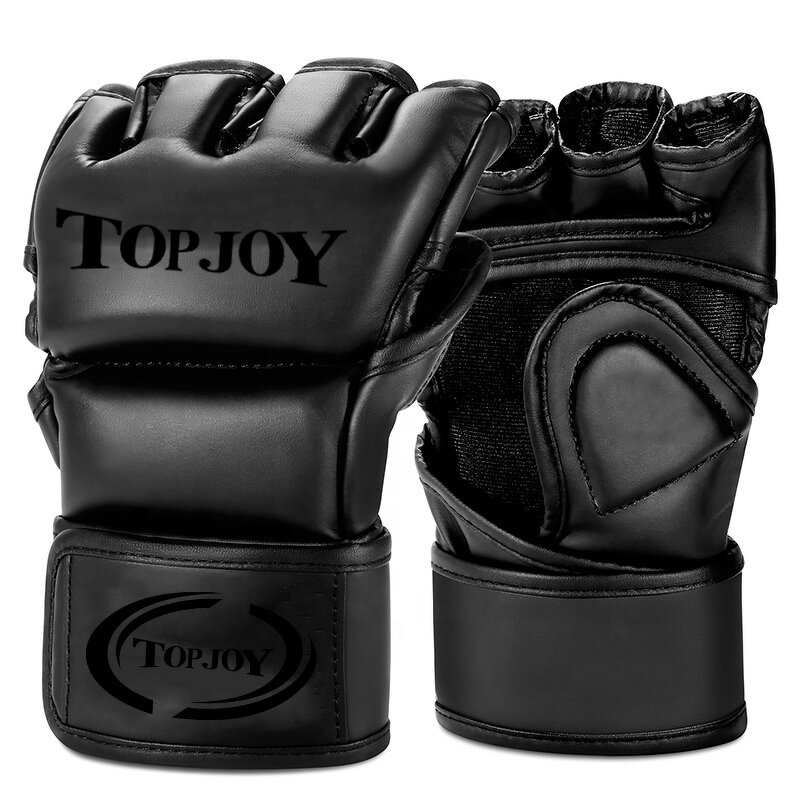 MMA Gloves Manufacturer - Custom Logo Leather PU Microfiber 4oz 6oz 7oz Open Palm