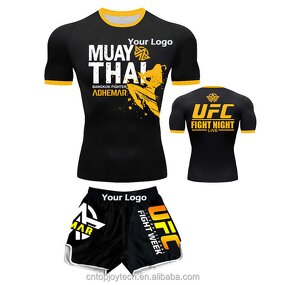 Boxing Uniform Manufacturer - Custom Logo Boxing Wear Vest and Short Men MMA