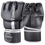 MMA Gloves Manufacturer - Hot Sale Comfort Endurance Half Finger High-end Leather
