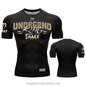 Boxing Rash Guard Manufacturer - Custom Logo Boxing Wear Vest and Short Men MMA