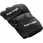 MMA Gloves Manufacturer - Custom Logo Leather PU Microfiber 4oz 6oz 7oz Open Palm
