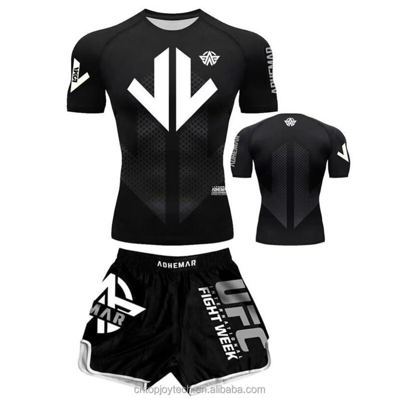 Boxing Wear Manufacturer - Custom Logo Boxing Vest and Short Men MMA Muay Thai