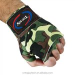 Boxing Hand Wraps Manufacturer - 180 Inch Fitness Green Camo Elastic Gym Handwrap