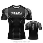 Boxing Rash Guard Manufacturer - Custom Logo Boxing Wear Vest and Short Men MMA