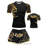 Boxing Uniform Manufacturer - Custom Logo Boxing Wear Vest and Short Men MMA