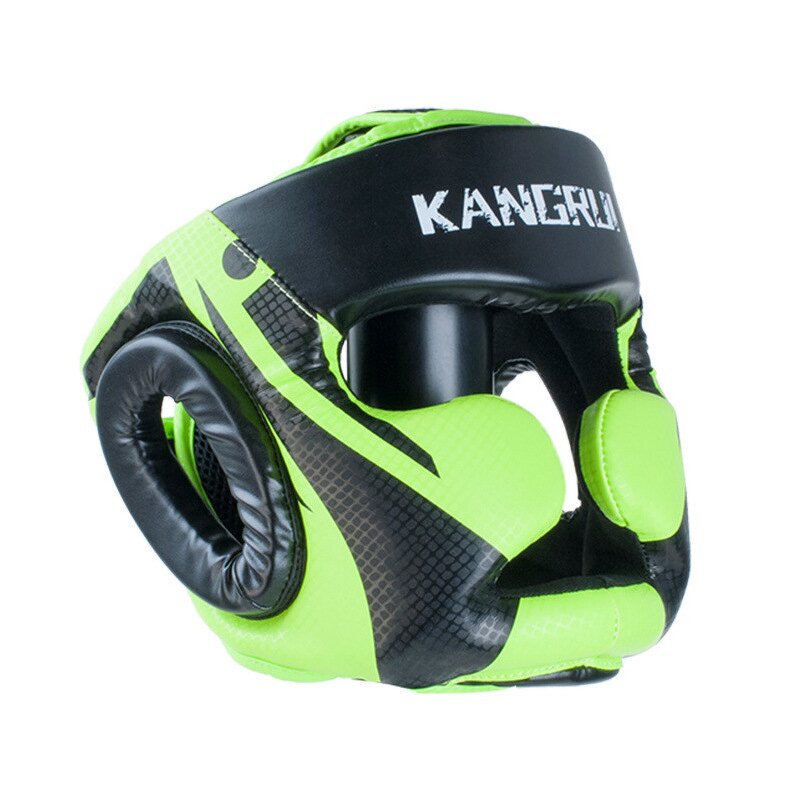 Boxing Head Guard Manufacturer - Custom logo Pu Leather Training Protector