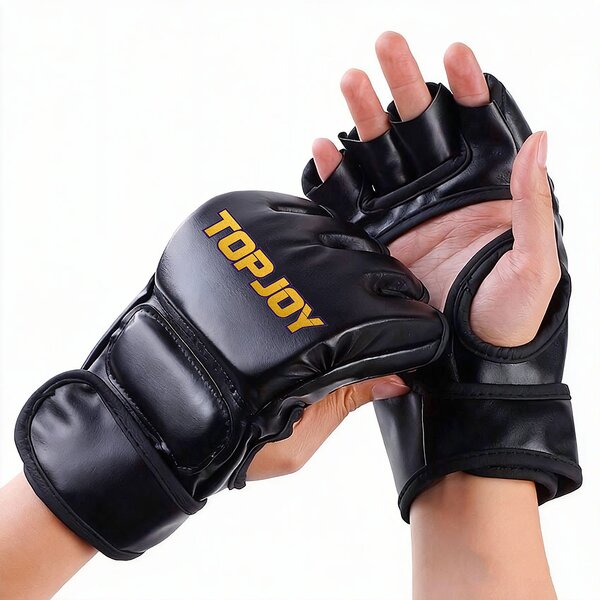 MMA Gloves Manufacturer - Adult Custom Logo PU Leather ImpactProtect Padding