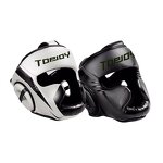 Boxing Head Guard Manufacturer - Black Adult Muay Thai Fighting Helmet