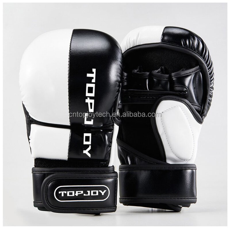 MMA Gloves Manufacturer - Wear Resistant Muay Thai Sparring Half Finger Custom Logo