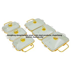 Dining Stove Factory - Ceramic Square White Porcelain for Food Heating Baking Tray