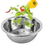 Vegetable Washing Sieve Factory - Stainless Steel 201 Leaky Basin & Colander Direct Sales