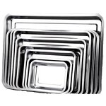 Bread Tray Manufacturer - Food Grade 304 Stainless Steel Thickening Square for Baking