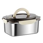 Storage Box Factory - Stainless Steel Leak-Proof Portable Square for Fresh-Keeping Food