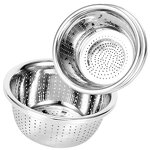 Filter Bowl Manufacturer - Stainless Steel Kitchenware for Washing Vegetables Fruit Mixing