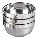 Rice Bowl Manufacturer - High-capacity Stainless Steel Insulated Double Wall for Soup