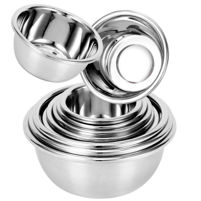 Seasoning Bowl Set Manufacturer - Stainless Steel Premium Stackable Food Storage Mixing