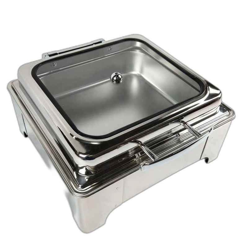 Buffet Stove Manufacturer - Stainless Steel Square Double Lattice for Hotel Restaurant Catering