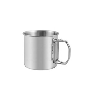Camping Mug Manufacturer - 304 Stainless Steel Collapsible Portable for Coffee Beer Travel