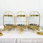 Dining Stove Factory - Stainless Steel Gold Arabian Style Wrought Iron Hollow Hanging