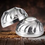 Mixing Bowl Set Factory - Restaurant School Stackable Double Thickened Stainless Steel