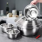 Seasoning Basin Manufacturer - 1.3 Stainless Steel Commercial Home Food Storage Salad