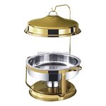 Chafing Dish Factory - Stainless Steel Hanging Buffet Food Warmer for Wedding Party & Luxury Gold