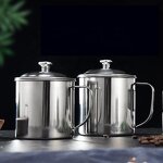 Coffee Mug Factory - Stainless Steel Travel Thermos Mug with Lid Custom Printed Reusable