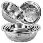 Vegetable Washing Sieve Factory - Stainless Steel 201 Leaky Basin & Colander Direct Sales