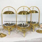 Dining Stove Factory - Stainless Steel Gold Arabian Style Wrought Iron Hollow Hanging
