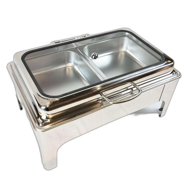 Buffet Hot Stove Manufacturer - Rectangular Stainless Steel Food Warm Stove for Catering