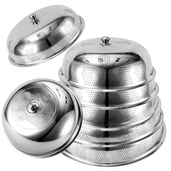 Food Cover Manufacturer - Stainless Steel Round Breathable for Vegetables Fruit Dust Proof