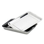Service Tray Manufacturer - Stainless Steel Thickened Large for Hotel Cookie Baking Barbecue